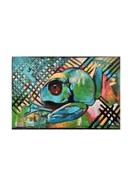 PIOTR GOLA - Obraz Frog 150 X 100 cm