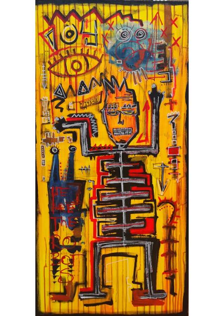 KAMIL JACZYŃSKI - Obraz We are the robots 50 x 100 cm