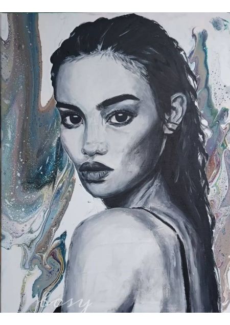 SYLWIA BOGDZIUN - Obraz Felicity 50 x 65 cm